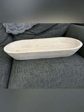 Natural light wood Decorative Dough Bowl - Home